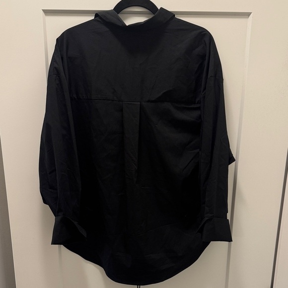 🆕 Express Collard Tie-Down Shirt. L. Brand NWT!!💥💥 - Picture 6 of 6